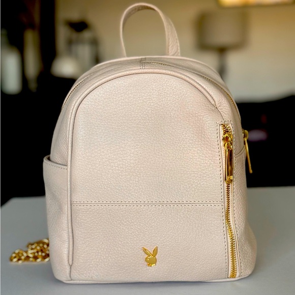 PLAYBOY WOMEN'S LEATHER MINI
BACKPACK - Picture 1 of 5